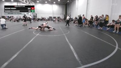 120 lbs Round 3 (6 Team) - Boone Henry, South Side WC Blue vs Kaiden Pomranig, Steller Trained Greedo