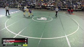 215 lbs Semifinal - Jett Goldsberry, Heritage Hills vs Kellen Fellure, Franklin Community