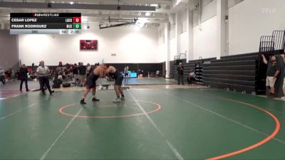 285 lbs Placement Matches (16 Team) - Frank Rodriguez, Modesto Junior College vs Cesar Lopez, Lassen College