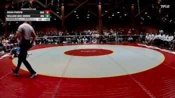 144 lbs 4th Wrestleback (16 Team) - Noah Purvis, Cook vs William (Bo) Green, Ringgold