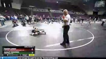 56 lbs Cons. Round 3 - Mason Londo, Cheyenne Mountain Wrestling Club vs Hanley Swanson, Pride Wrestling