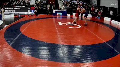 60kg Cons. Round 2 - Benjamin Carroll, Spartan Wrestling Club vs Benny Peng, Collingwood Wrestling