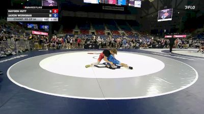 144 lbs Champ. Rd Of 64 - Hayden Hutt, IA vs Jaxon Workman, MI