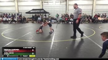 55 lbs Round 1 - Brekan Zaremba, Lanse Creuse Wc vs Ezra Hicks, St. Johns