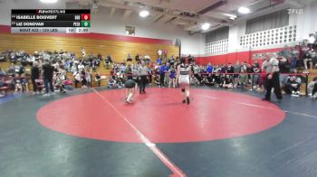 126 lbs Final - Isabelle Boisvert, Bedford vs Liz Donovan, Pelham
