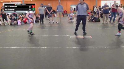 95 lbs Round 2 (3 Team) - Silas Stanley, Georgia United Red vs Jace Janney, Georgia United Blue