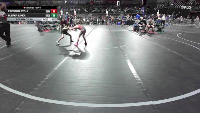 65 lbs Round Of 16 - Preston Stoll, Branchville vs Jasper Lipka, Orchard South WC
