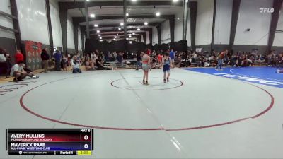 84 lbs Cons. Round 3 - Avery Mullins, Pioneer Grappling Academy vs Maverick Raab, All-Phase Wrestling Club