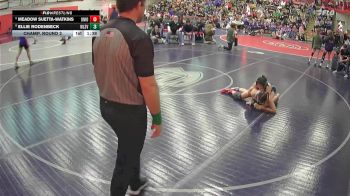 115 lbs Champ. Round 2 - Ellie Rodenbeck, Wilsonville vs Meadow Suetta-Watkins, Union