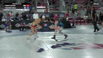 50 lbs Quarters - Anaya Falcon, Titan Mercury Wrestling Club (TMWC) vs Heather Crull, Northeastern Wrestling Club