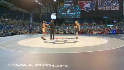 100 lbs Cons. Sub-rd Of 16 - Riley Smith, PA vs Walker Metcalf, KS