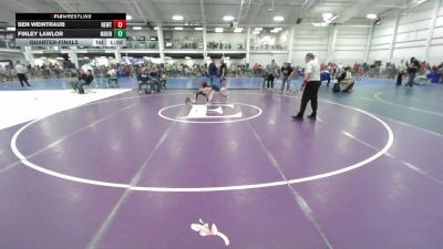 73 lbs Quarterfinal - Ben Weintraub, Newtown vs Finley Lawlor, Mountnsfield