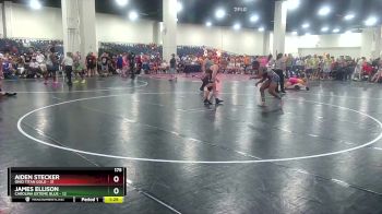 175 lbs Round 3 (6 Team) - Aiden Stecker, Ohio Titan Gold vs James Ellison, Carolina Exteme Blue