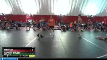 132 lbs Quarterfinals (8 Team) - Henry Lee, Ankeny Centennial B vs Matthew Carlson, Buffalo