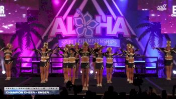 Champion Cheer - Ember [2026 L1 Senior - Medium Day 2] 2026 Aloha Grand Nationals