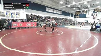 130 lbs Cons. Round 2 - Mia Hester, El Dorado vs Sara Garcia, Murrieta Mesa