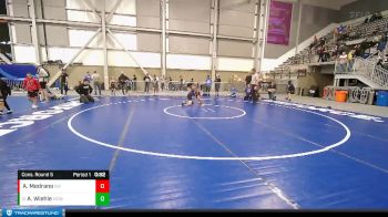 86 lbs Cons. Round 5 - Andrew Wiehle, Mat Demon WC vs Andreas Medrano, Suples WC