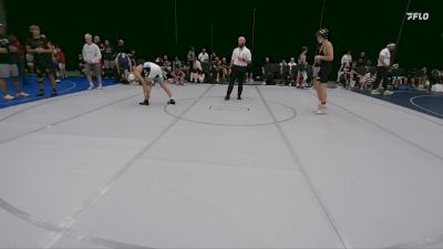 120 lbs Round 1 (6 Team) - Hugh Zimmerman, Iron Horse Blue vs Tanner Berry, Wrecking Crew Demolition Team