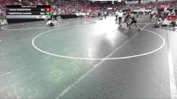 D1-157 lbs Cons. Round 1 - Craig Robertson, Milw. Lutheran vs Demetruis Gaines, West Allis Nathan Hale