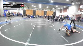 144 lbs Champ. Round 2 - Kavi Garvey, Fountain Valley vs Tony Membreno, Laguna Hills