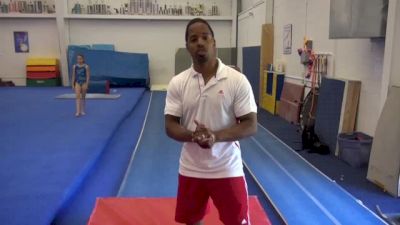 Shaping and Head Position Drill for Powerful Front Handsprings