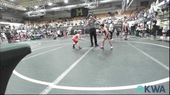52 lbs Semifinal - Griffyn Moyer, Del City Little League Wrestling vs Ray Maine, Lexington Wrestling Club