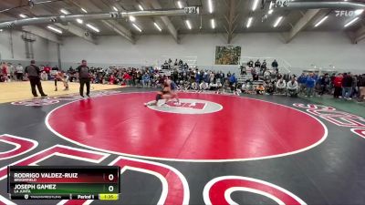 106 lbs Champ. Round 1 - Rodrigo Valdez-Ruiz, Broomfield vs Joseph Gamez, La Junta