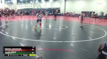 132 lbs Round 8 (10 Team) - Caleb Pierce, Camden Socs vs Zavian Lafountain, Tomahawk Wrestling Club