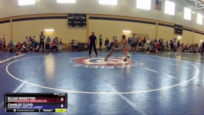 67 lbs 5th Place Match - Elijah Reisetter, Bloomington South Wrestling Club vs Charles Cloyd, Contenders Wrestling Academy