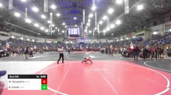 65 lbs Consi Of 4 - Wyatt Daugherty, Steel City Reloaded WC vs Bodie Kistler, LAW Wrestling