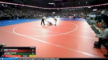 D1-126 lbs Quarterfinal - Matt Haldiman, Milton vs Jayden Yauck, Oconomowoc