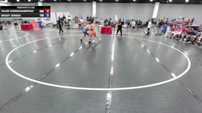 132 lbs Talon Tahdooahnippah, Oklahoma Red vs Brody Jensen, Team Nebraska