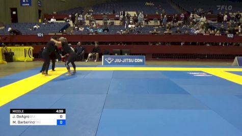 Joan DeAgro vs Melissa Barberino 2024 Pan IBJJF Jiu-Jitsu No-Gi Championship