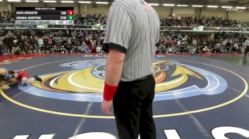 120 lbs Semifinal - Nick Desisto, Tewksbury vs Kenna Gioffre, Newtown