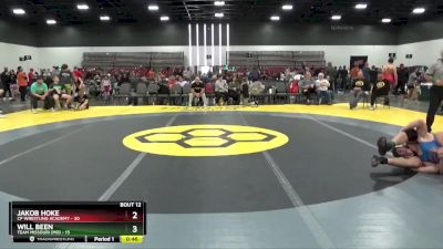 159 lbs Round 3 (8 Team) - Jakob Hoke, CP Wrestling Academy vs Will Been, Team Missouri (MO)