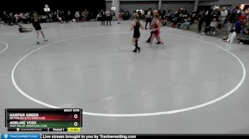 91-95 lbs Round 4 - Adeline Voss, Team Valley Wrestling Club vs Harper Greer, Betterman Elite Wrestling