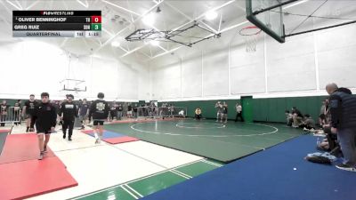 144 lbs Quarterfinal - Oliver Benninghof, Trabuco Hills vs Greg Ruiz, Sonora (La Habra)