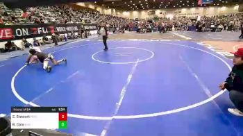 115 lbs Round Of 64 - Zach Stewart, Poundtown vs Rodger Cate, Unattached