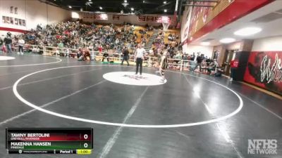 130 lbs Cons. Semi - Makenna Hansen, Pinedale vs Tawny Bertolini, Greybull/Riverside