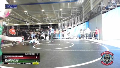 52 lbs Semifinal - Wilder Shoemaker, WTC vs Grant Duncan, Topeka Blue Thunder