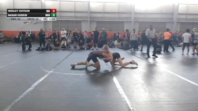 130 lbs Quarterfinals (8 Team) - Nasar Husein, Neighborhood Wrestling vs Wesley Dotson, Donahue WA