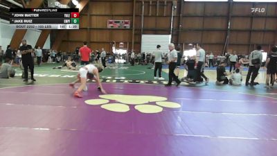 105 lbs Final - John Matter, Yale Street Wrestling Club vs Jake Ruiz, Empire Wrestling Academy