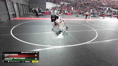 82 lbs Quarterfinal - Cashton Treuthardt, Team Nazar vs Alex Kuderer, LAW