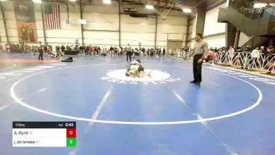 113 lbs Consi Of 64 #2 - Aiden Byrd, GA vs Jake Strianese, NY