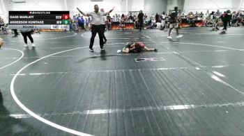 61 lbs Round 1 - Gage Marlatt, Bay County Elite Wrestling vs Anderson Kunitake, Morris Fitness Wrestling