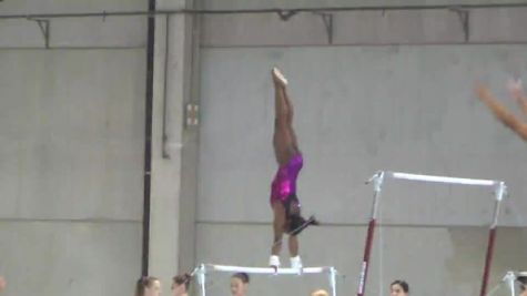 Simone Biles Training Bars at 2013 World Championships