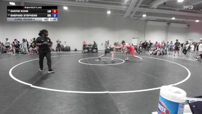 80 lbs Cons. Round 4 - Dustin Kohn, Legacy Dragons Wrestling vs Shepard Stephens, Sanderson Wrestling Academy