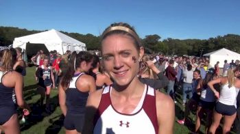 Liv Westphal after big 3rd place finish for BC at BC XC Invite 2013