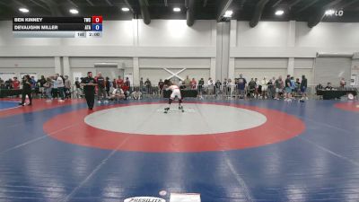 106 lbs Semis - Ben Kinney, Tiger Wrestling Club vs DeVaughn Miller, Alabama Takedown Academy