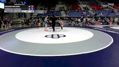 125 lbs Cons. Sub-rd Of 32 - Baileigh Williams, NV vs Korrayah Kapenga, MI